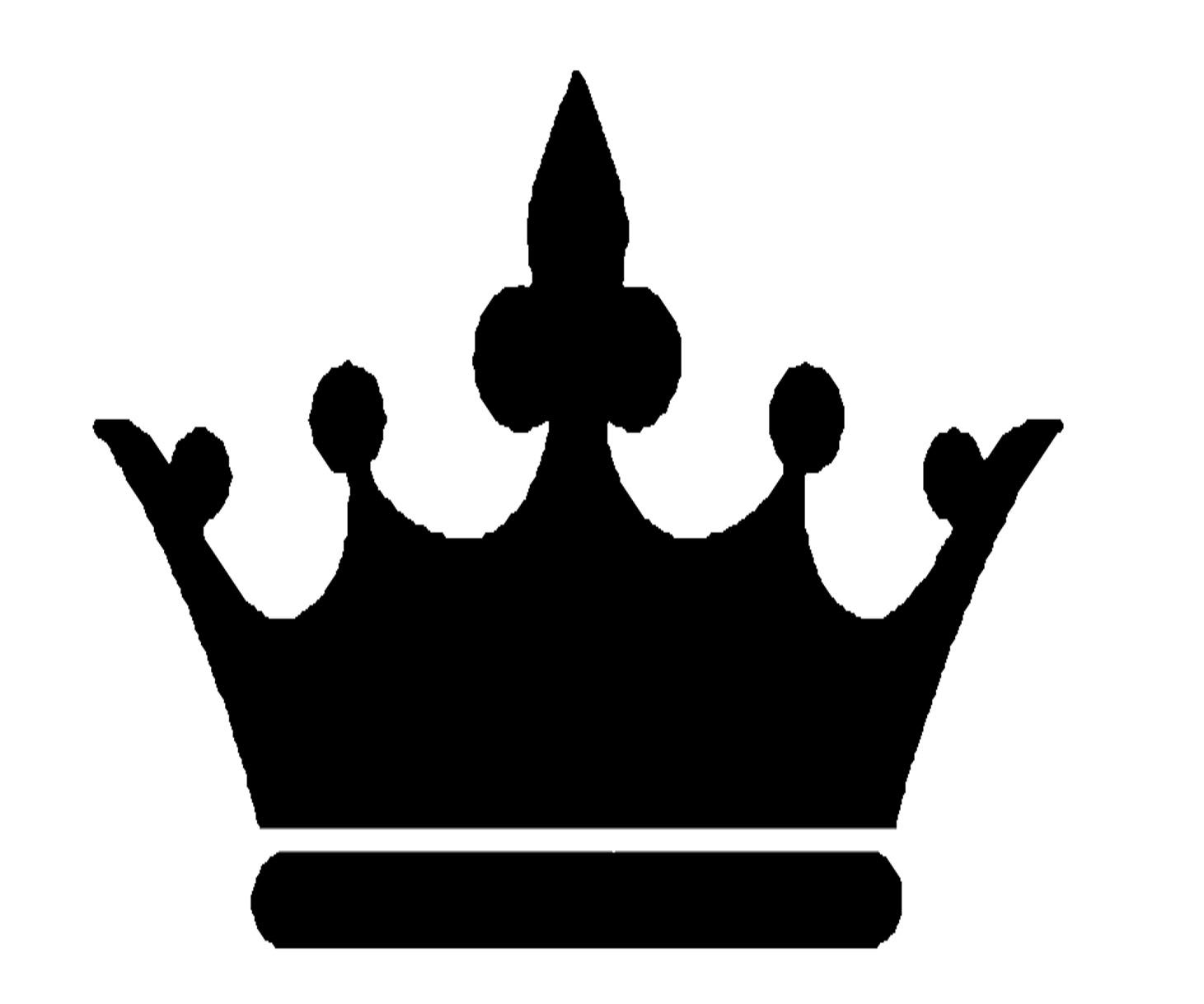 King crown clip art black and white