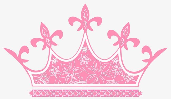 Pretty pink crown.