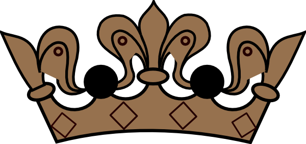 Brown Crown PNG, SVG Clip art for Web