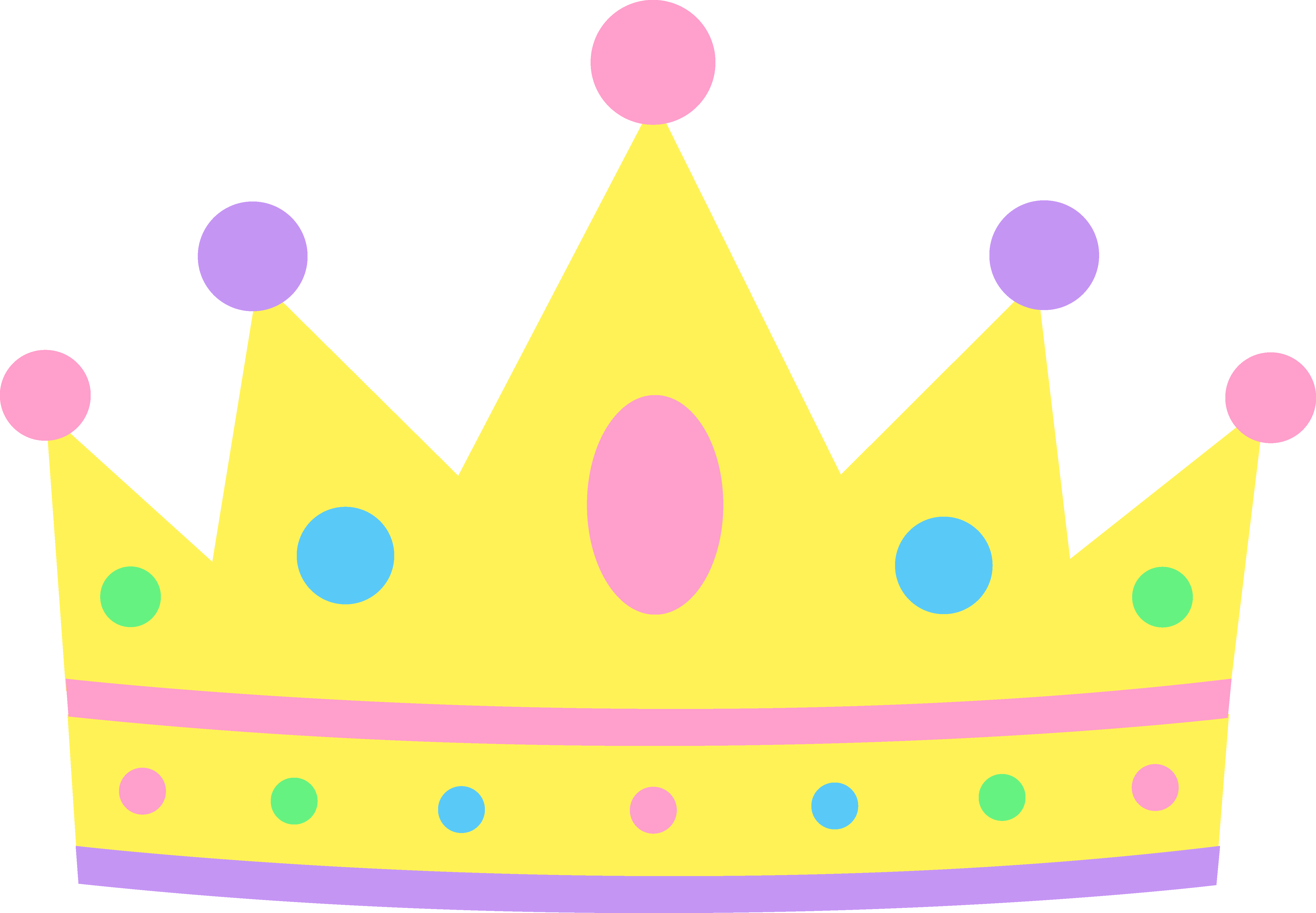 Pastel princess crown.