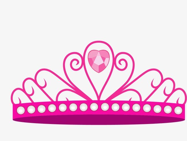 Cartoon Princess Crown Vector Material, Crown Clipart