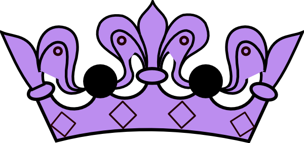 Purple Crown Clip Art at Clker