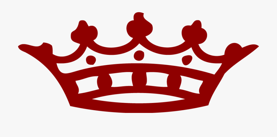 Crown clipart red.