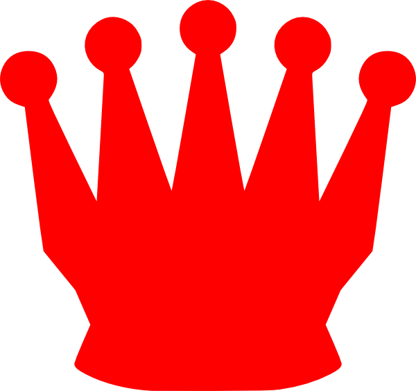 Red crown clip.