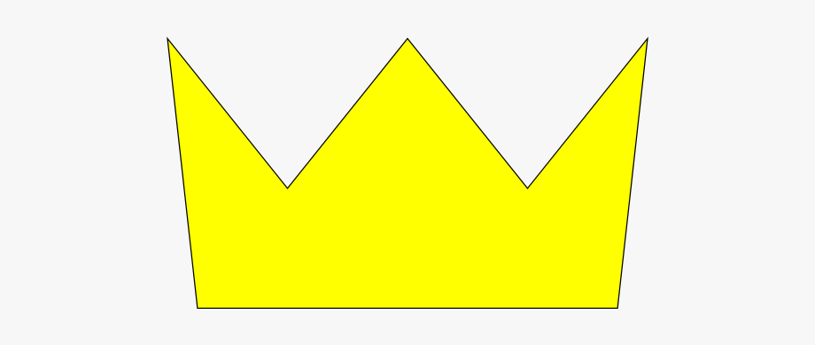 Crown clipart yellow.