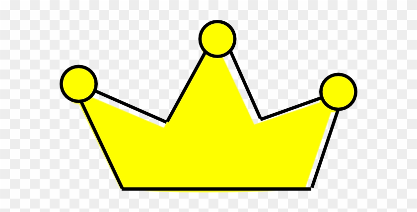 Simple Yellow Prince Crown Clipart