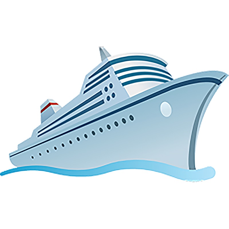 cruise ship clipart icon