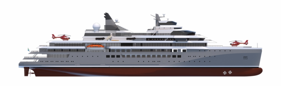 cruise ship clipart side view