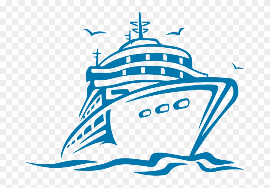 Sailboat Awful Cruise Ship Clip Art Image Design Ncl