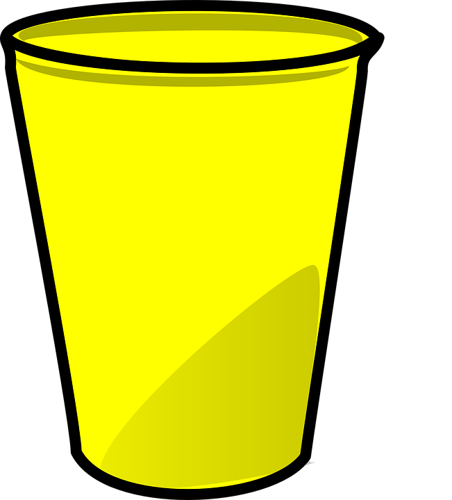 Water cup clipart.