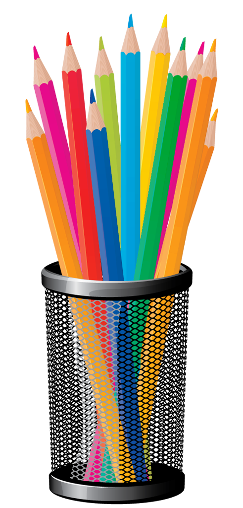 Pencil Cup PNG Clipart Image