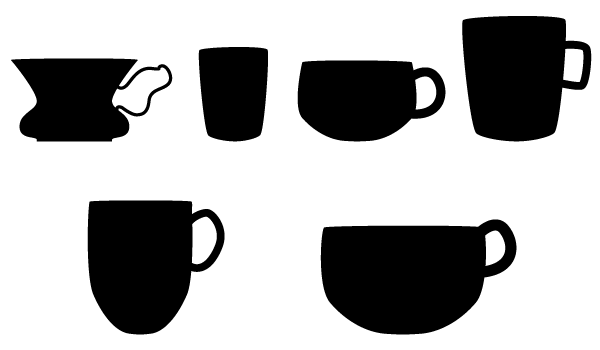Coffee cup silhouette.