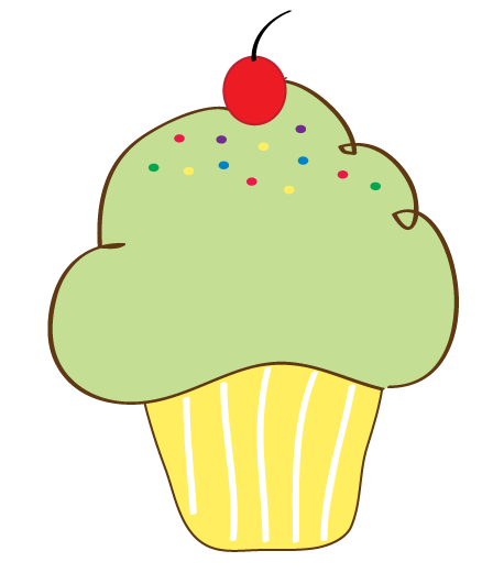 Cupcakes clip art.