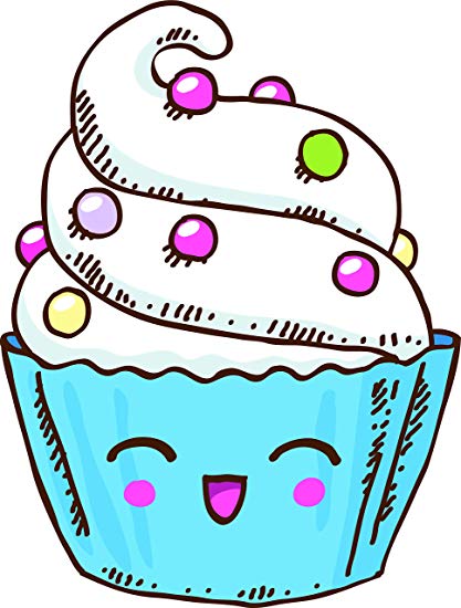 Cupcake kawaii clipart images gallery for free download