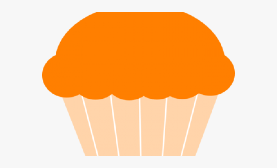 Cupcake Clipart Orange