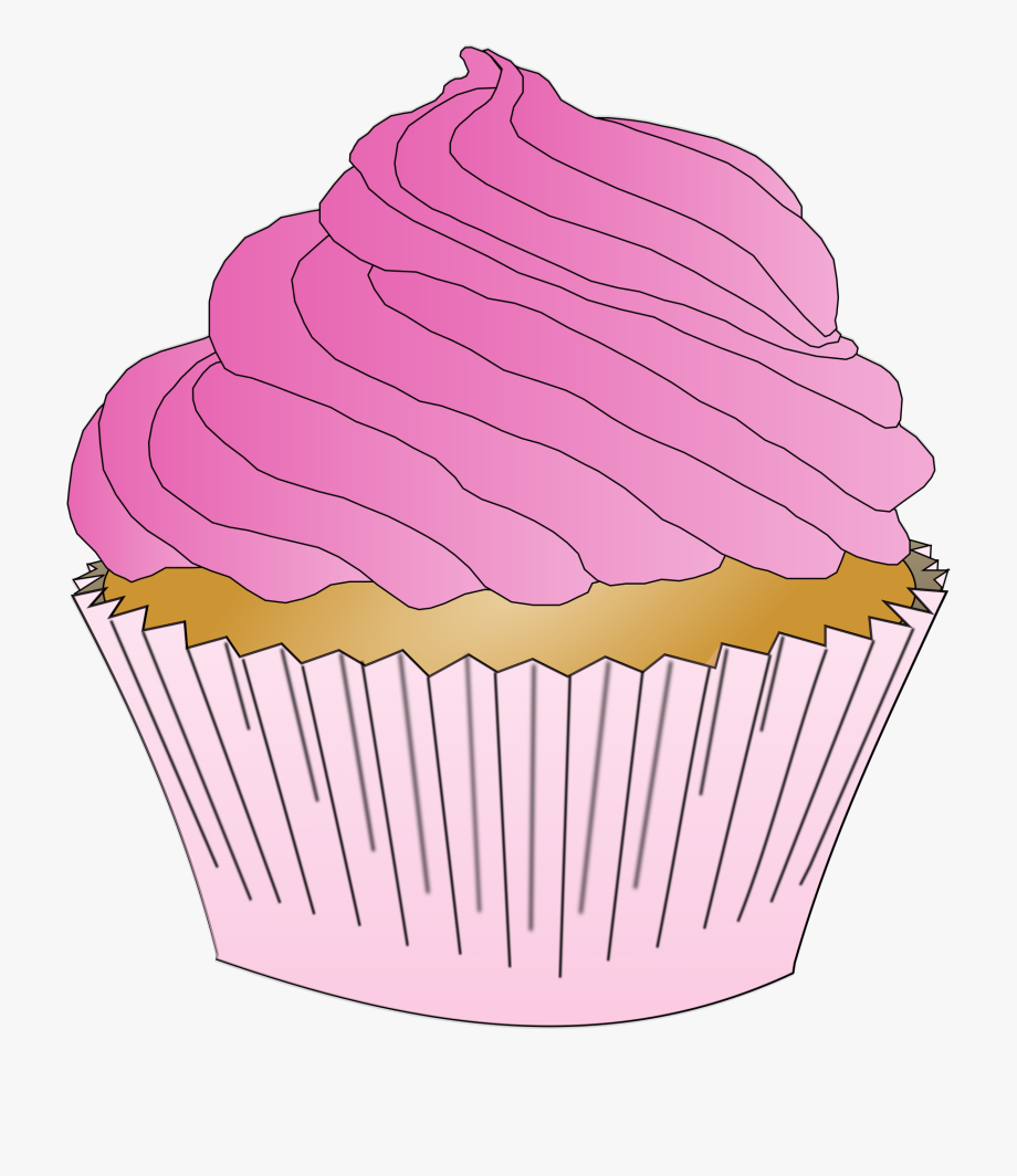 Vanilla Cupcake Clipart Gambar
