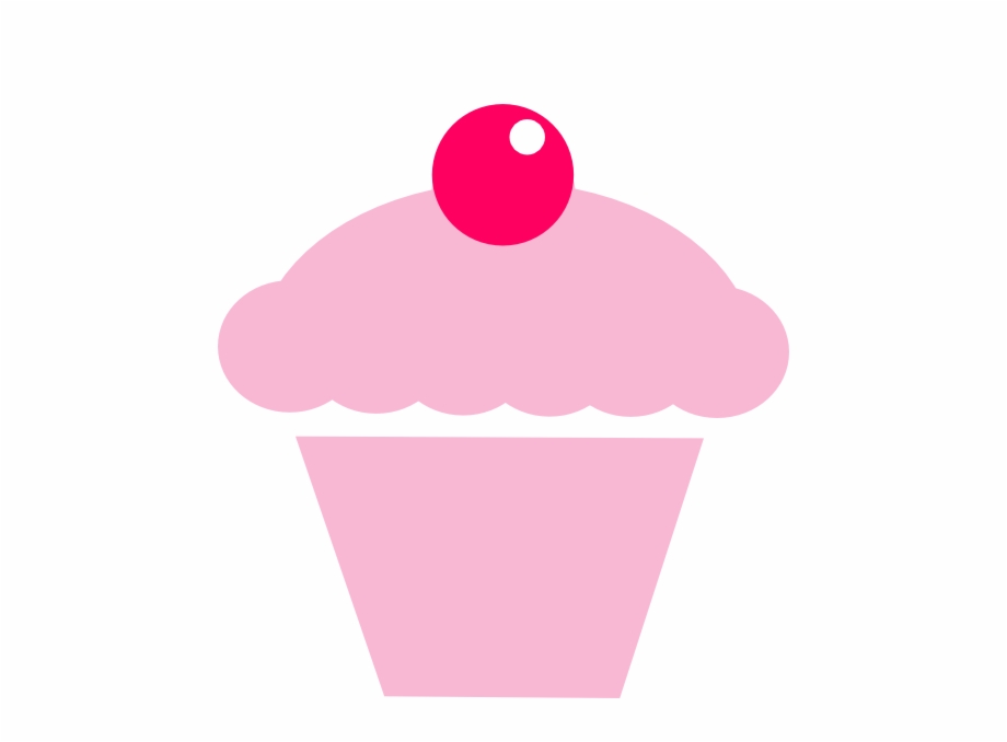 Pink cupcake clipart.