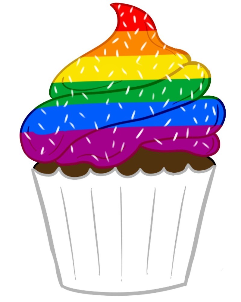 Rainbow cupcake missspork.