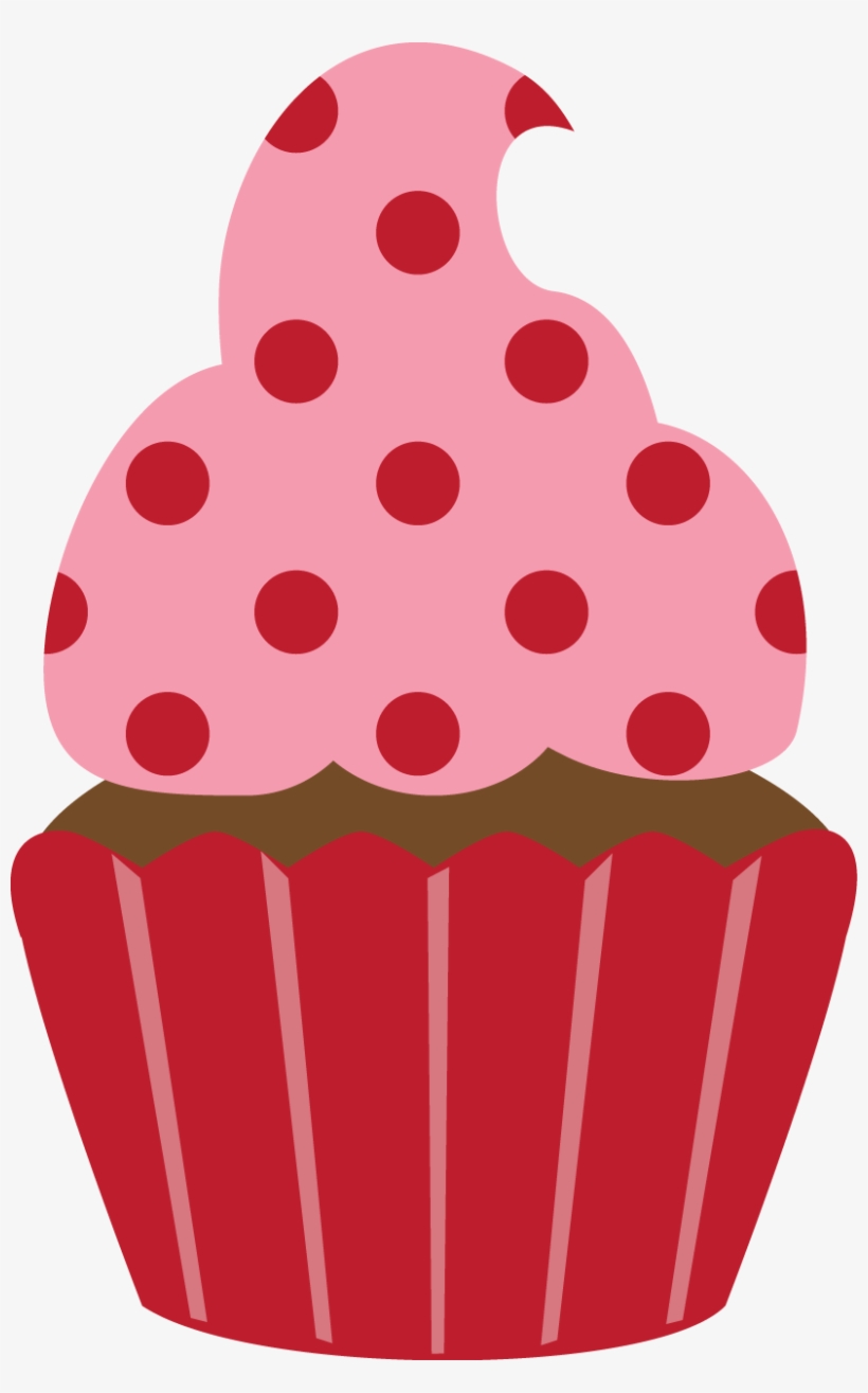 cupcake clipart red
