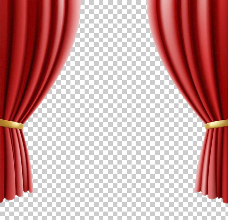 Theater drapes and stage curtains Cinema , Red curtains, red