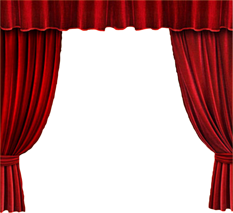 curtain clipart cinema
