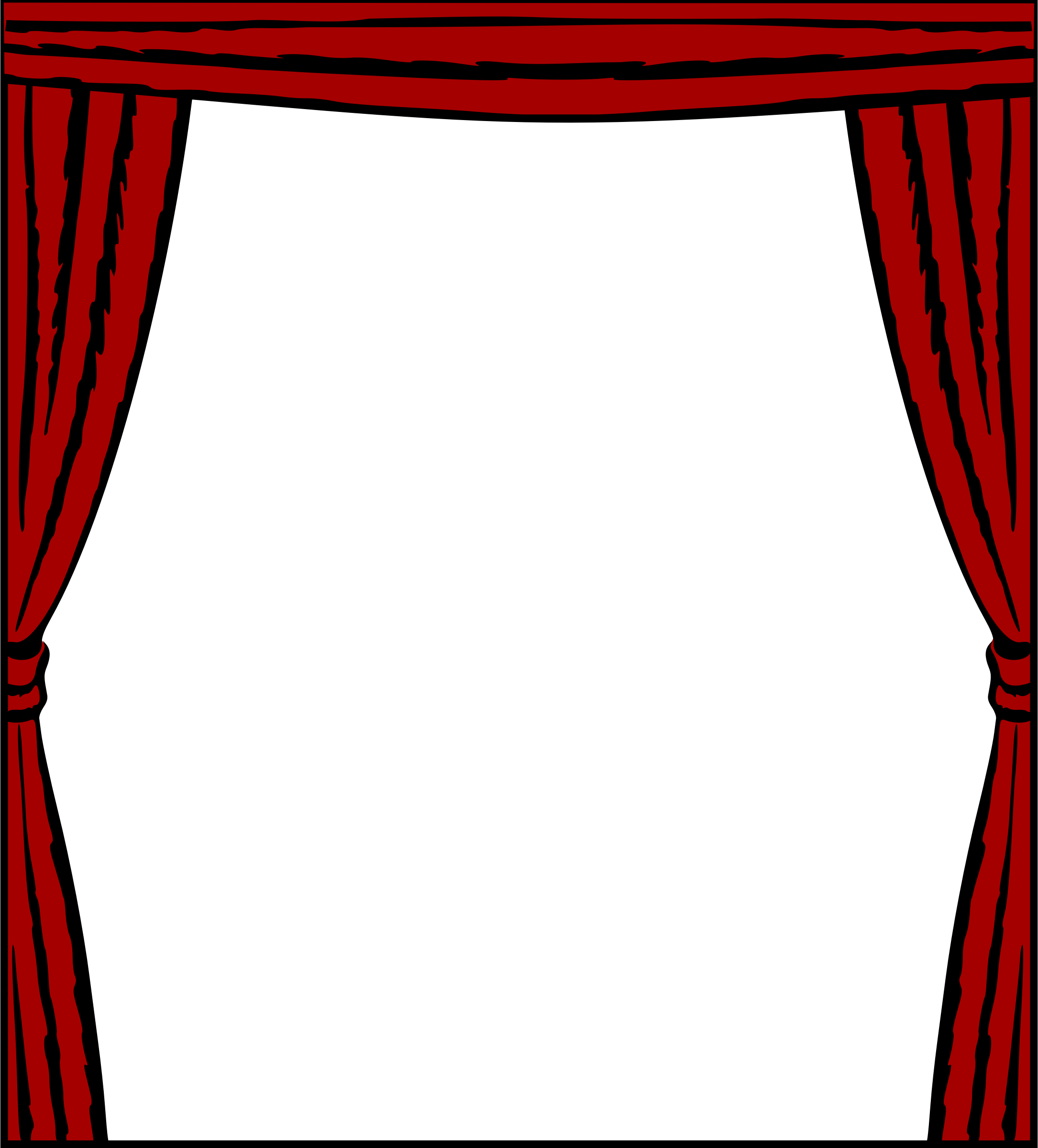 curtain clipart cinema