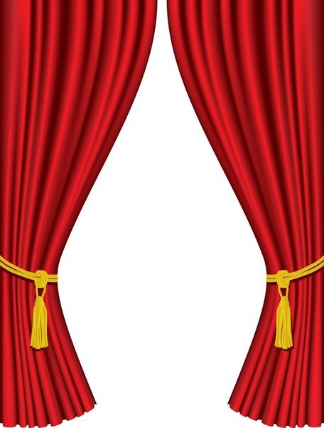 Window With Curtains Clipart
