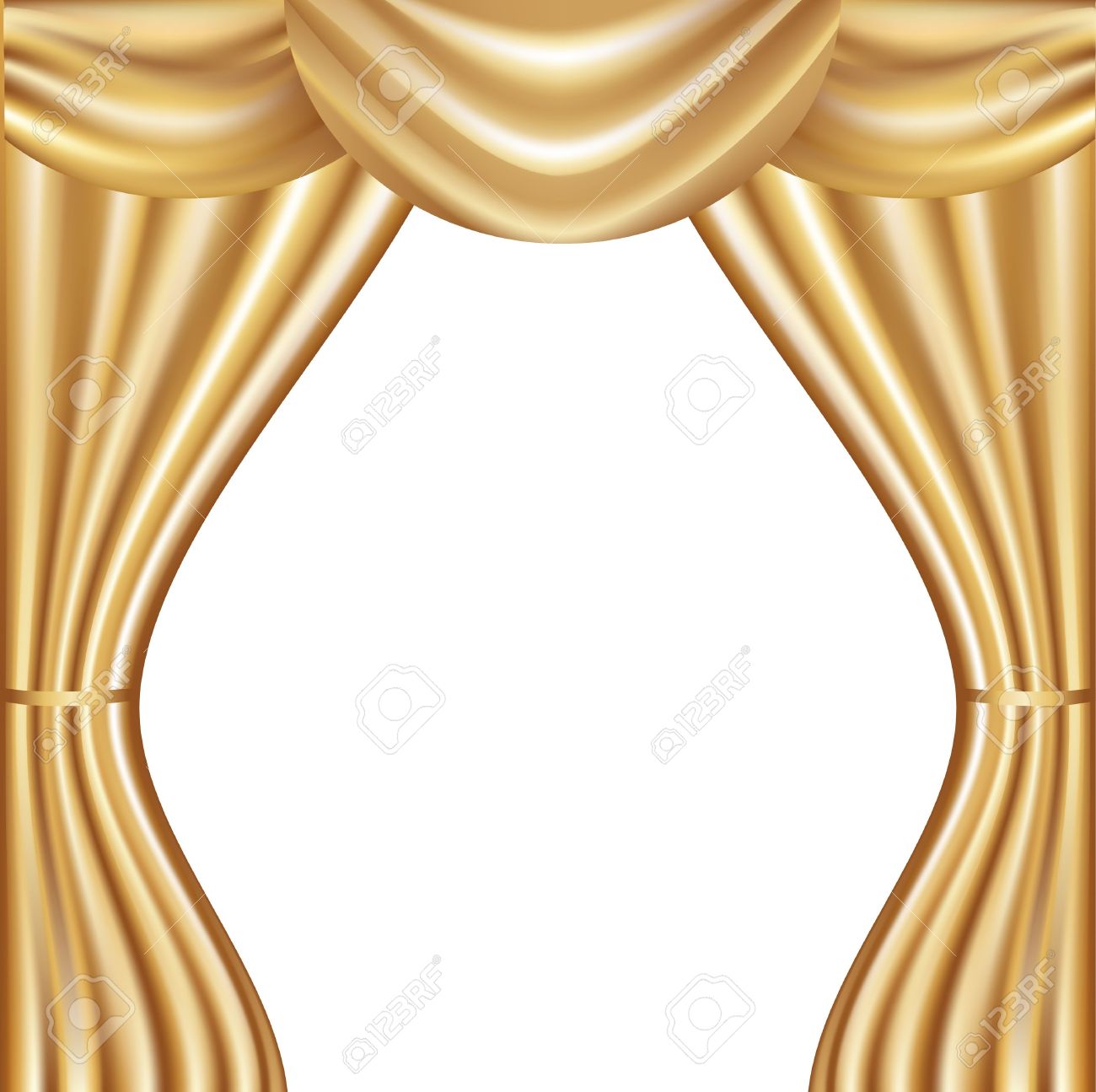 Free Golden Clipart curtains, Download Free Clip Art on