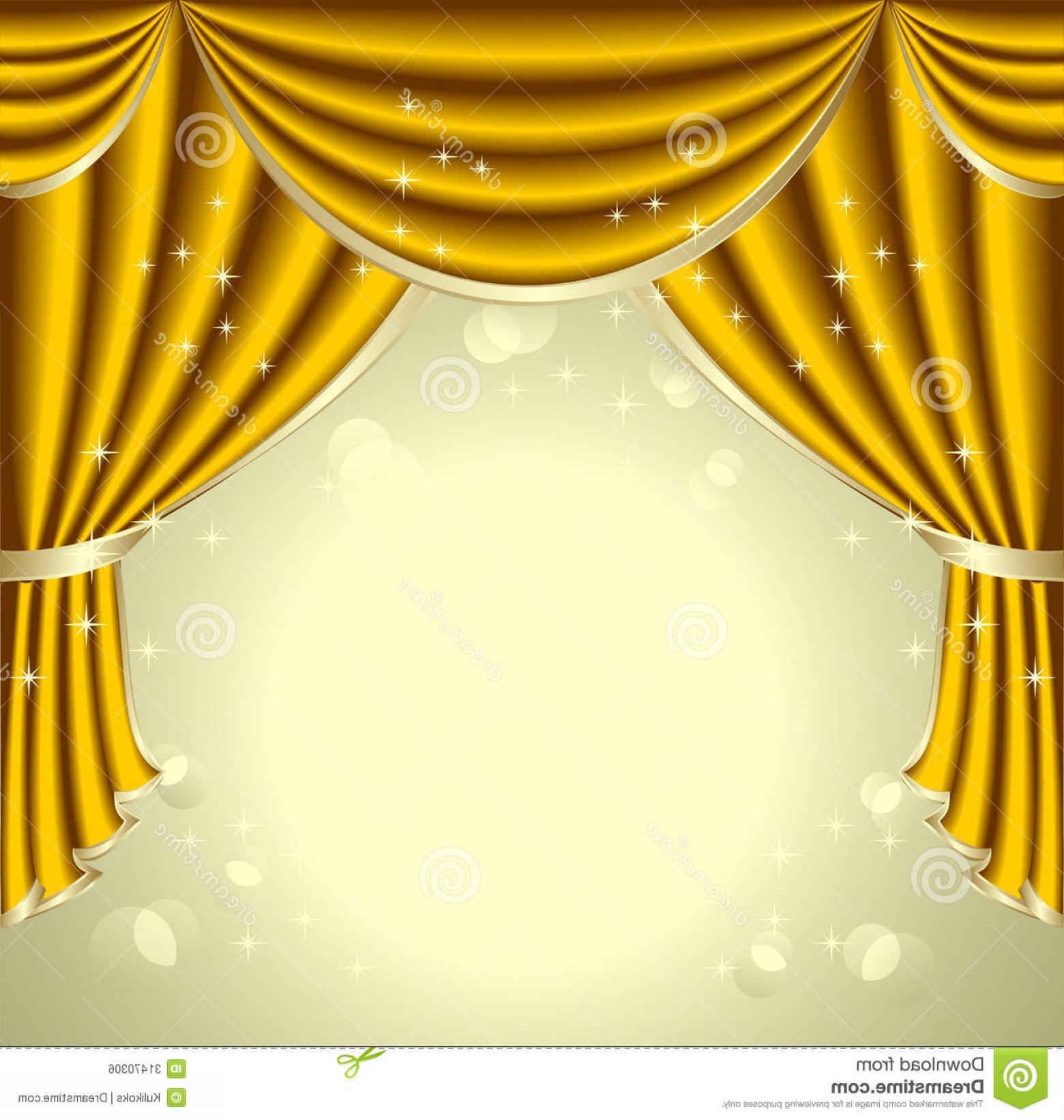 Royalty Free Stock Image Background Gold Drapes Olive