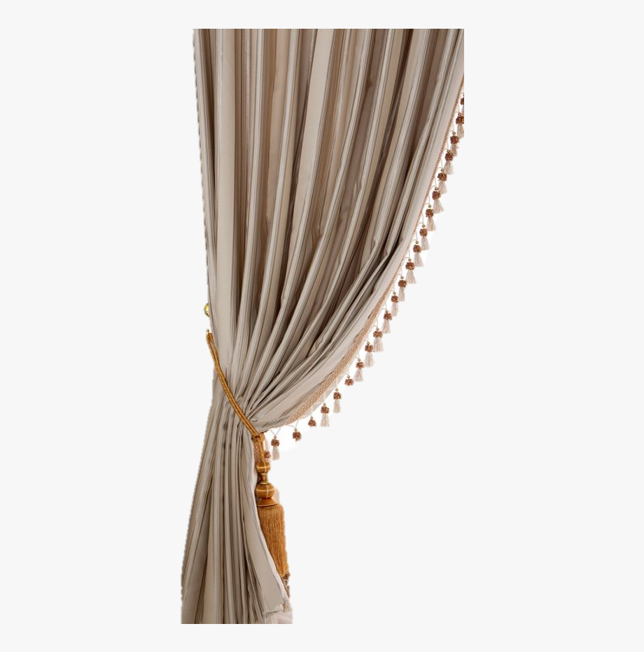 Silk curtains curtain.