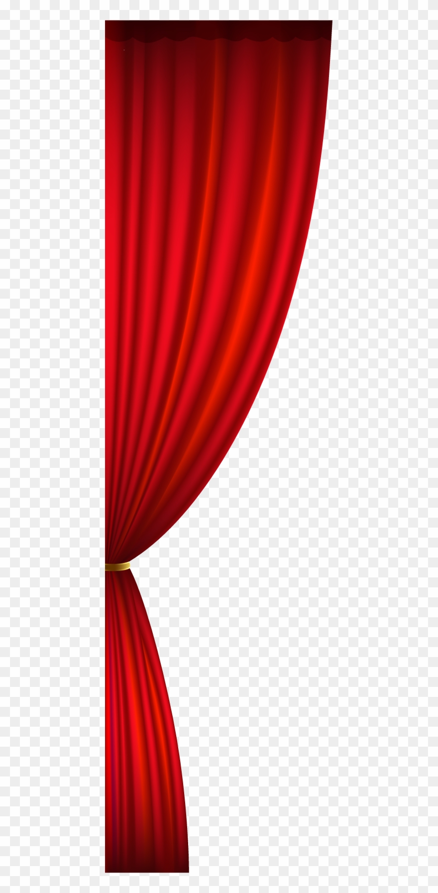Download Png Stage Curtain Left Clipart Theater Drapes