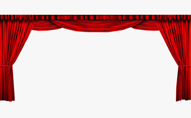 curtain clipart stage