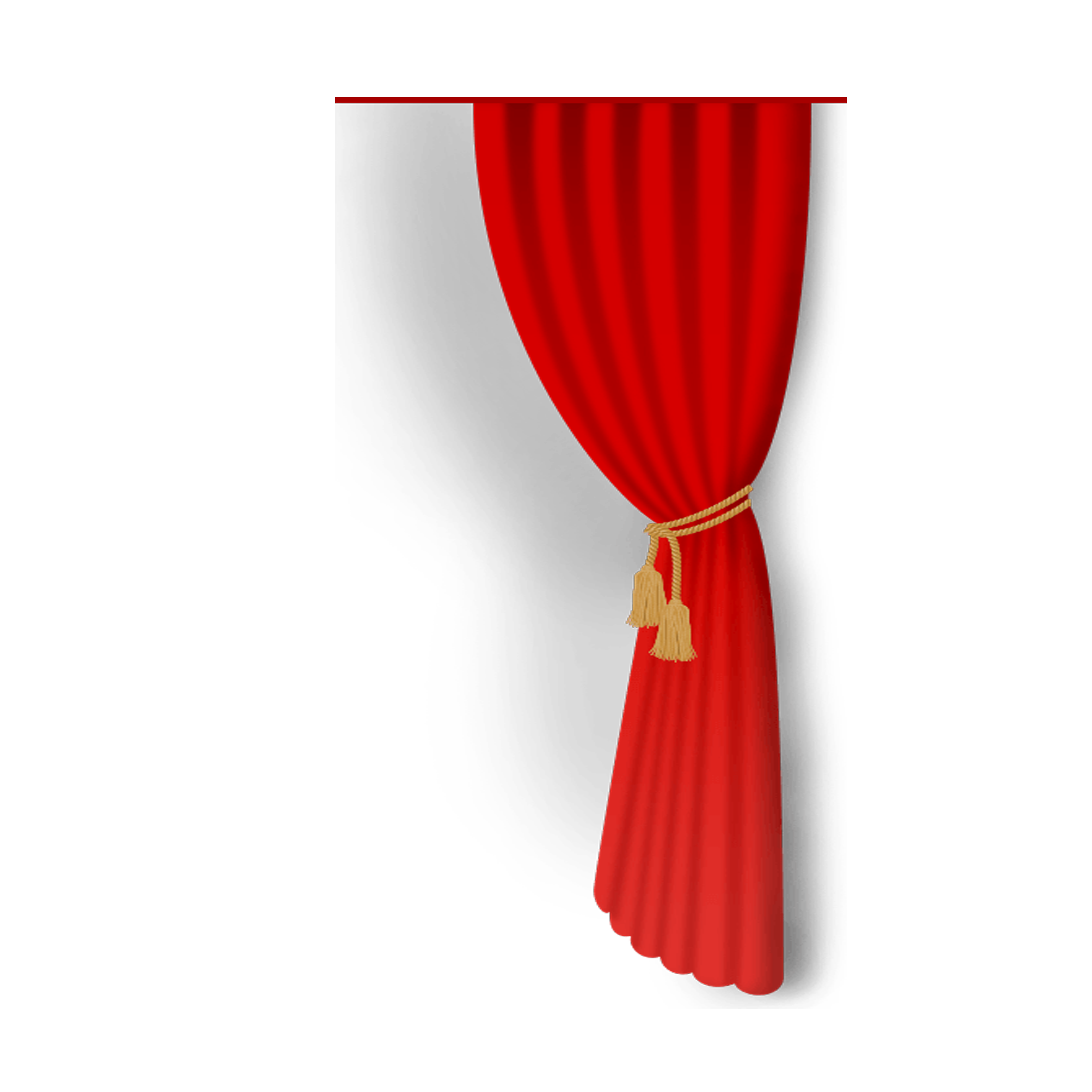 curtain clipart wedding