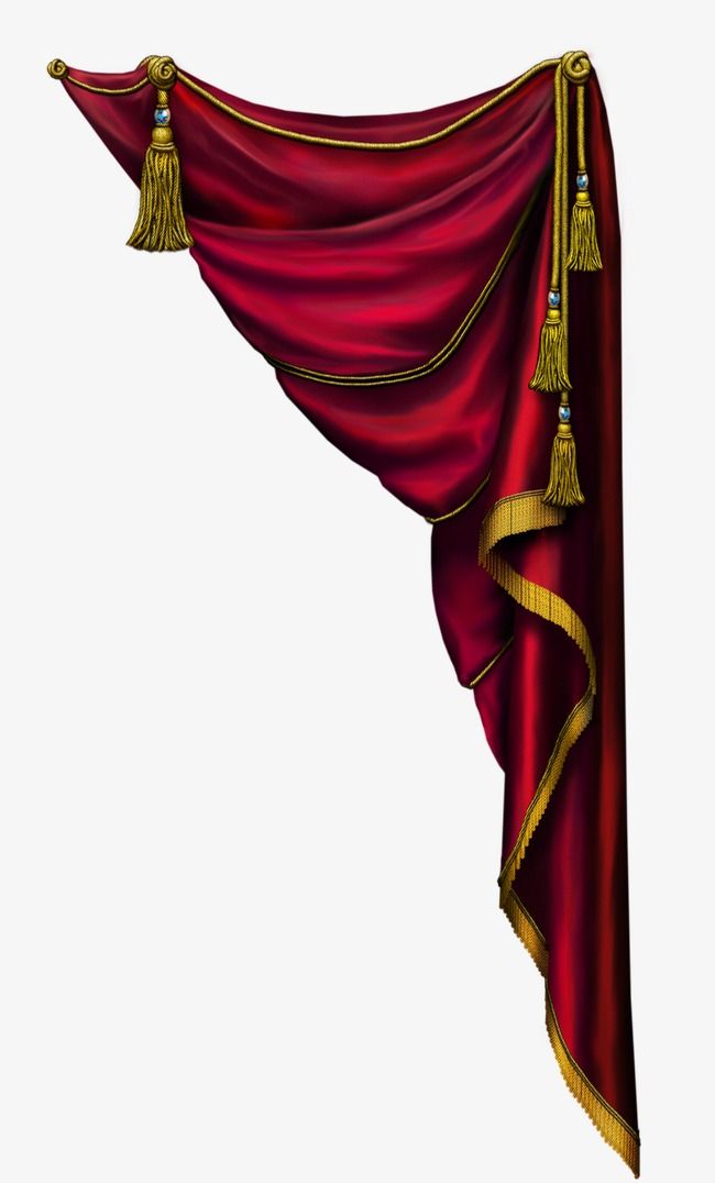 Curtain, Drapes, Stage Curtain PNG Transparent Clipart Image