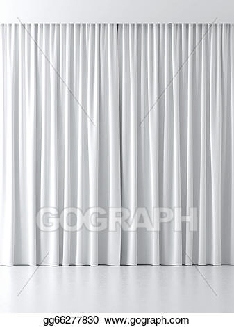 Clipart white curtains.