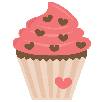 Cupcake Vector Royalty Free Library Cute Cliparts Cutters