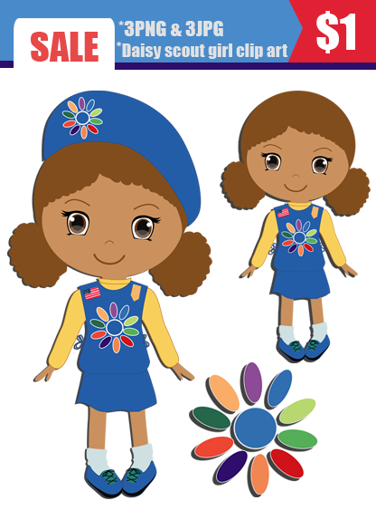 daisy girl scout clipart african american
