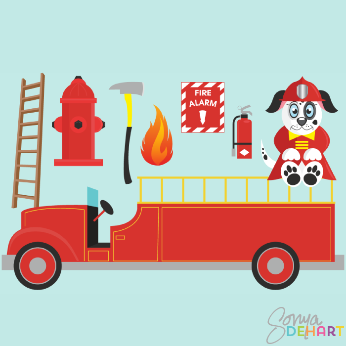 Free Fire Truck Graphic, Download Free Clip Art, Free Clip
