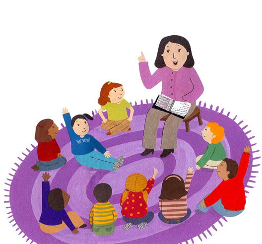 daycare clipart circle time