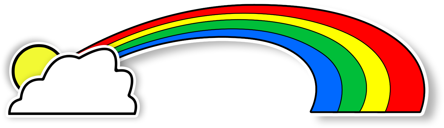 Day Care Rainbow Clipart
