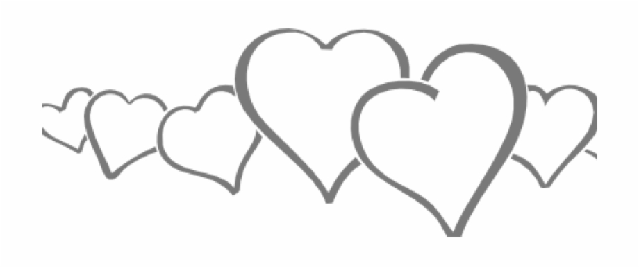 Line Clipart Hearts In A Line Clip Art At Clker Vector