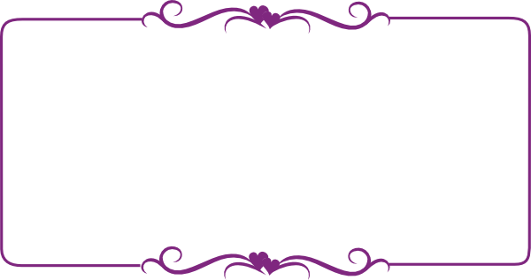 Purple decorative border.