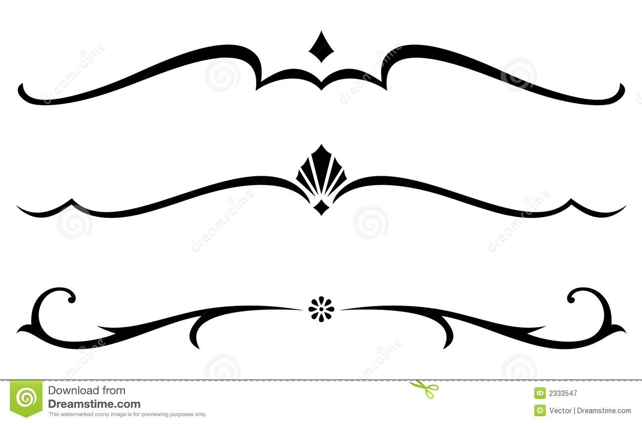Scroll Line Clipart