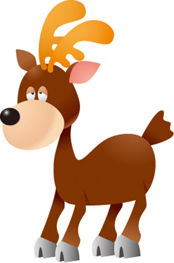 deer clipart free cartoon