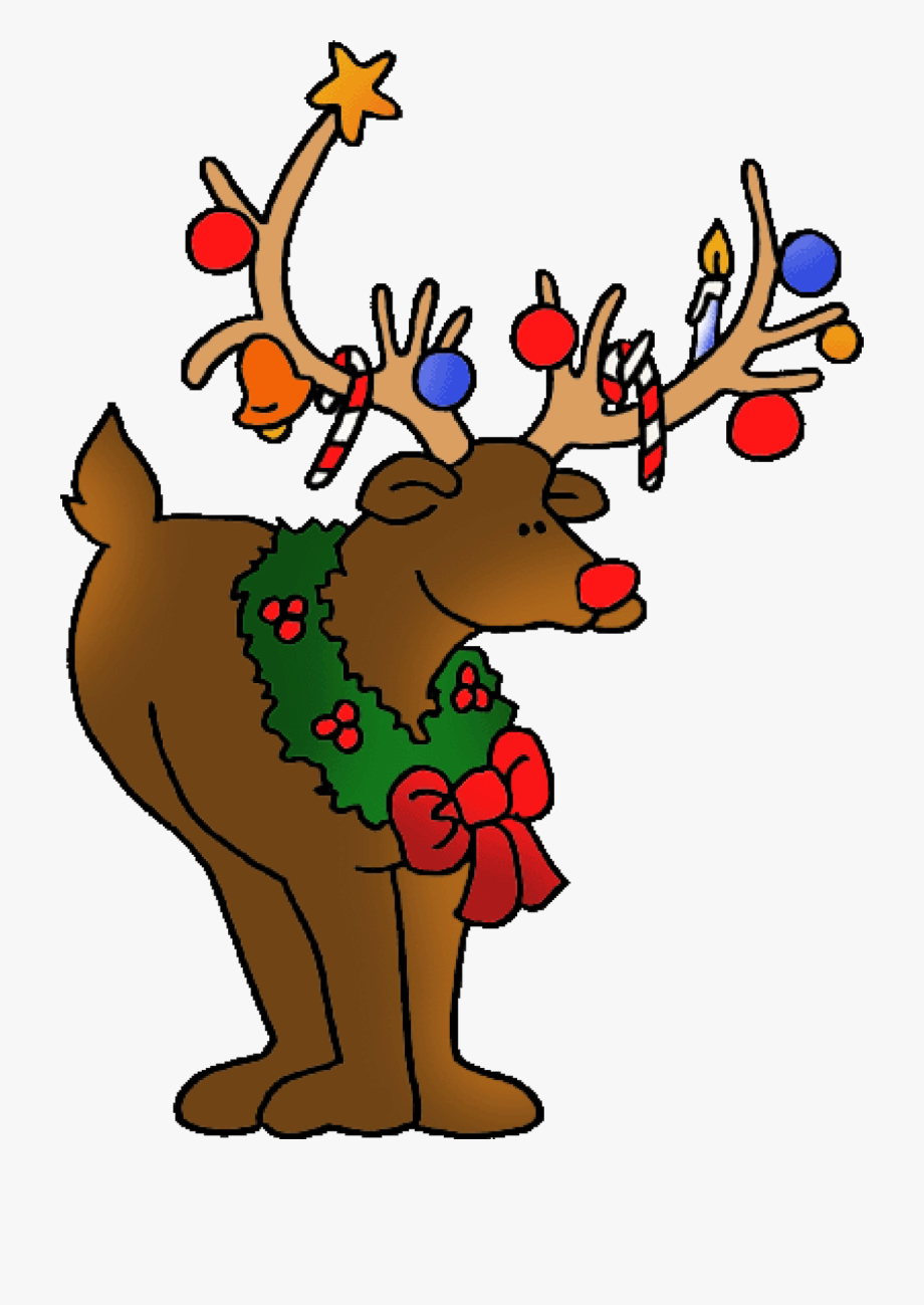 Merry Christmas Deer Clipart