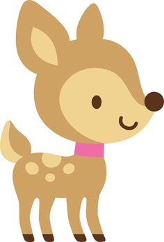 Cute deer clipart free clipart image