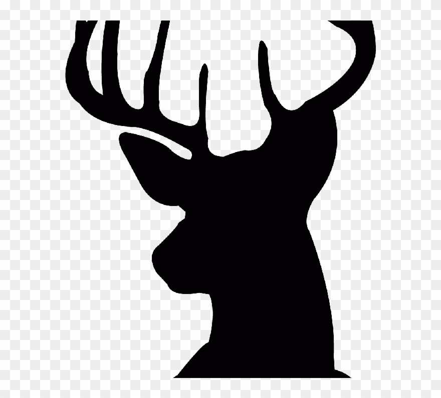 Free Deer Head Silhouette, Download Free Clip Art,