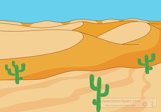 Desert cactus clipart.