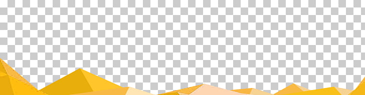 Brand Pattern, Yellow simple desert border texture PNG