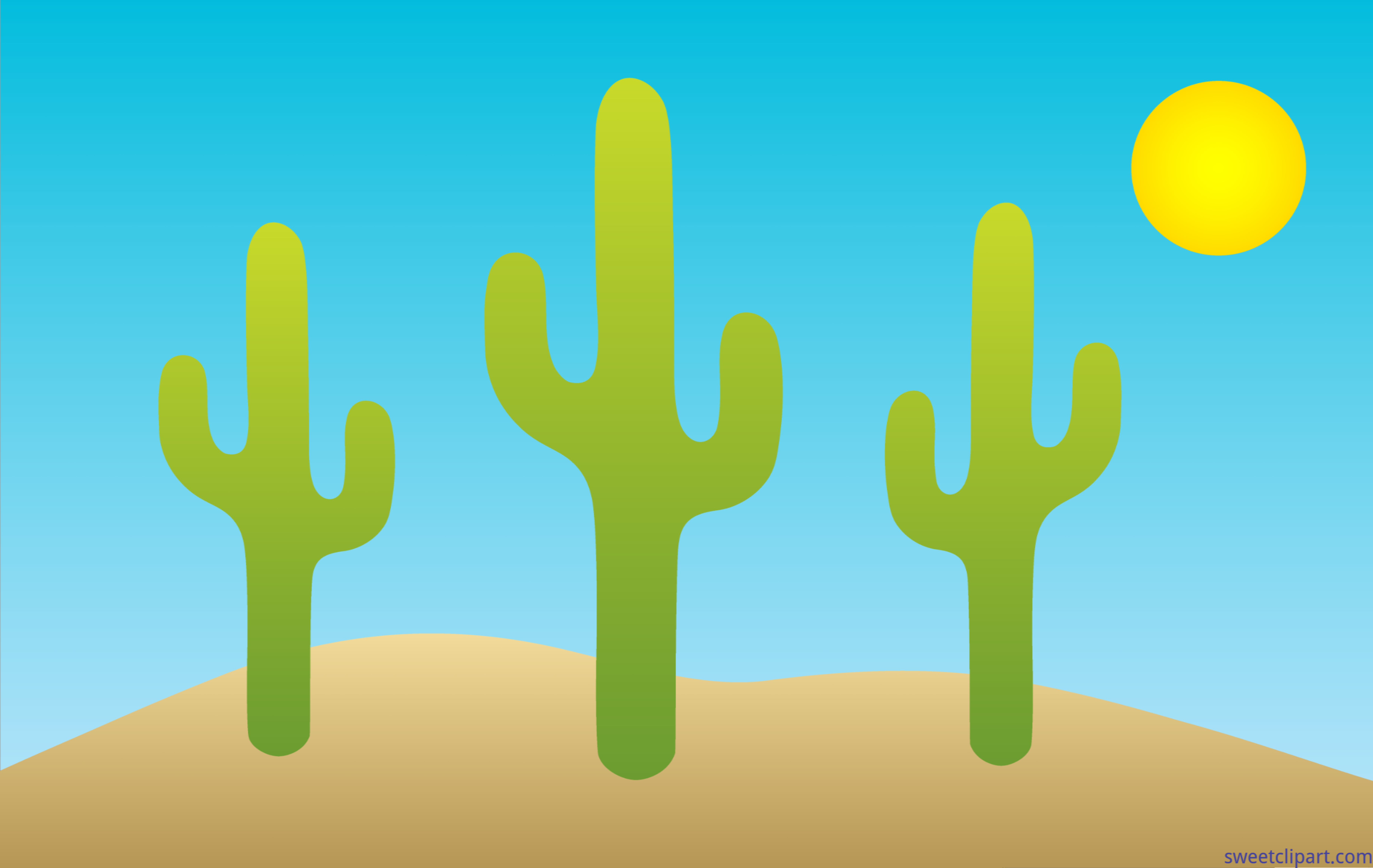 Cacti Desert Clip Art